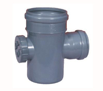 110 m mX 75 mm PVC SWR Pushfit Reducing Door Tee 2256606