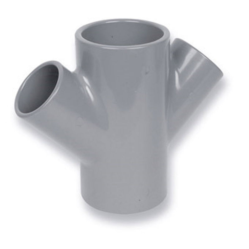 75 mm PVC SWR Pushfit Double Y 2258203