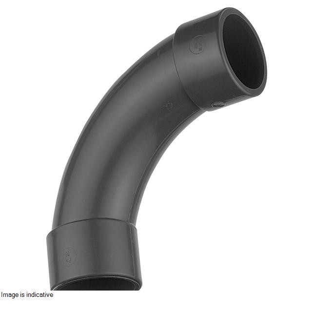 160 mm PVC SWR Pushfit Long Swept Bend 2255206