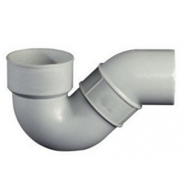 110 mm X 110 mm PVC SWR Pushfit/Solfit P Trap (Long) 2262506