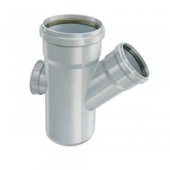 160 mm X 110 mm PVC SWR Pushfit Reducing Y without Door 2256807