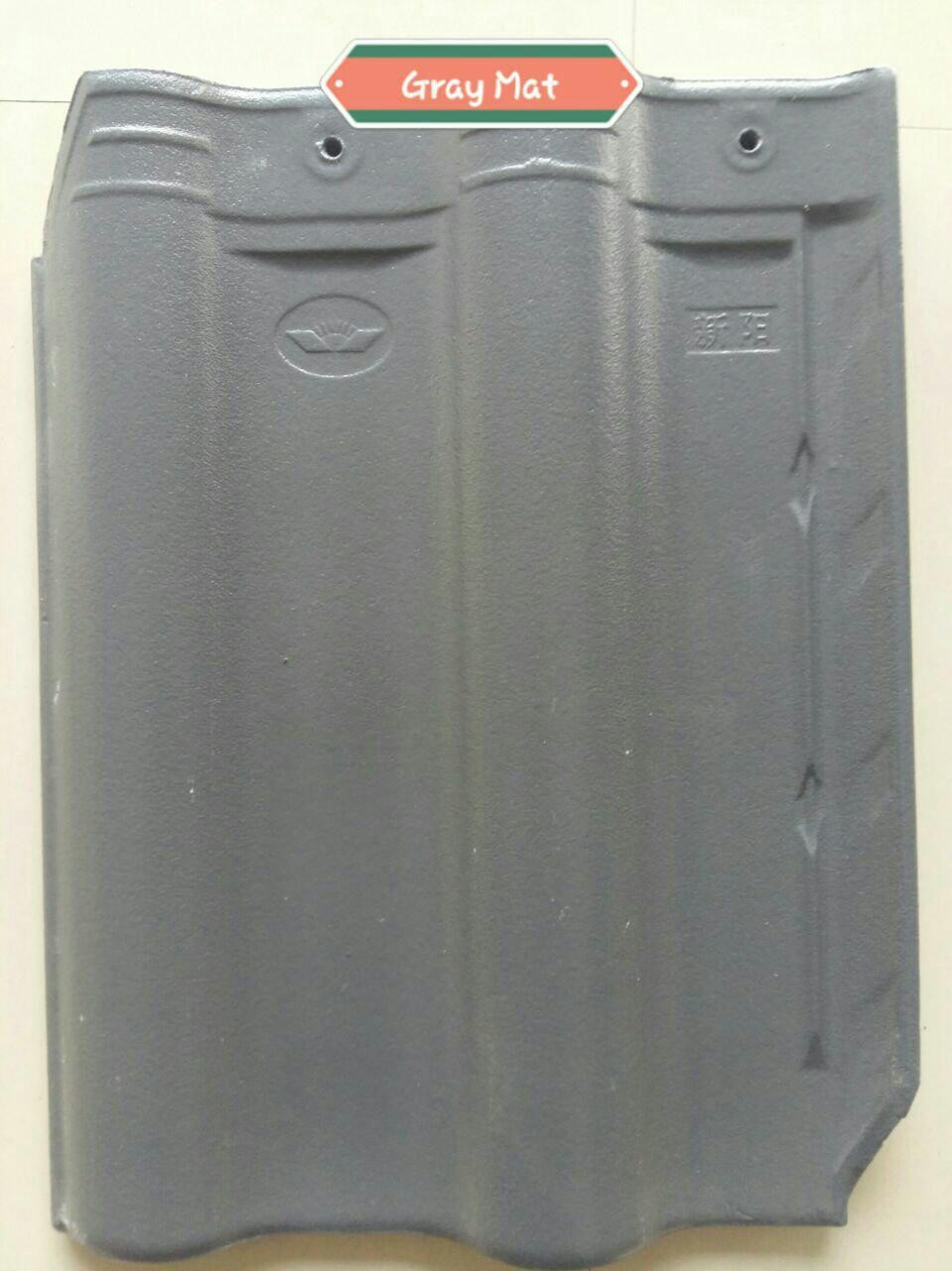 Grey Mat Roofing Tiles